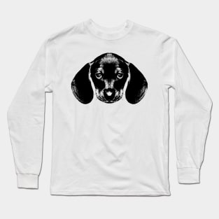 dachshund / sausage dog / head Long Sleeve T-Shirt